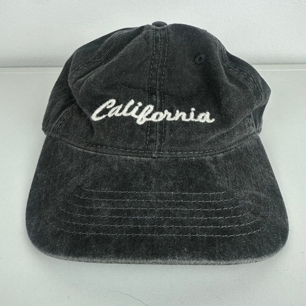 Brandy Melville Womens Embroidered California Casual Grey Baseball Cap Hat OS